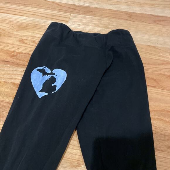 Michigan heart black sunfrog leggings size medium - Picture 3 of 5